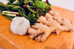Garlic Ginger Sautéed Greens