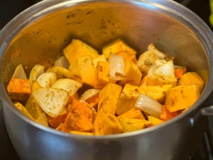 Pumpkin Sweet Potato Soup