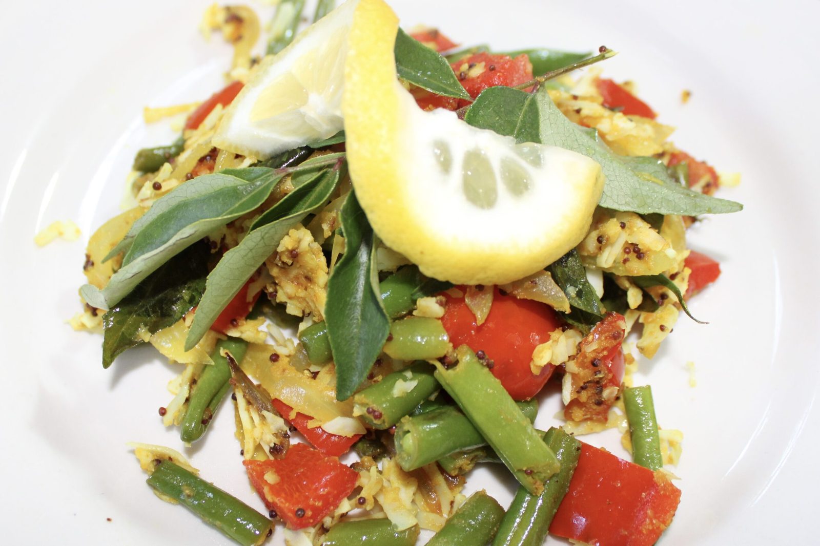Green Beans with Curry Leaf