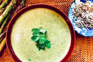 Vegan Cream of Asparagus Soup
