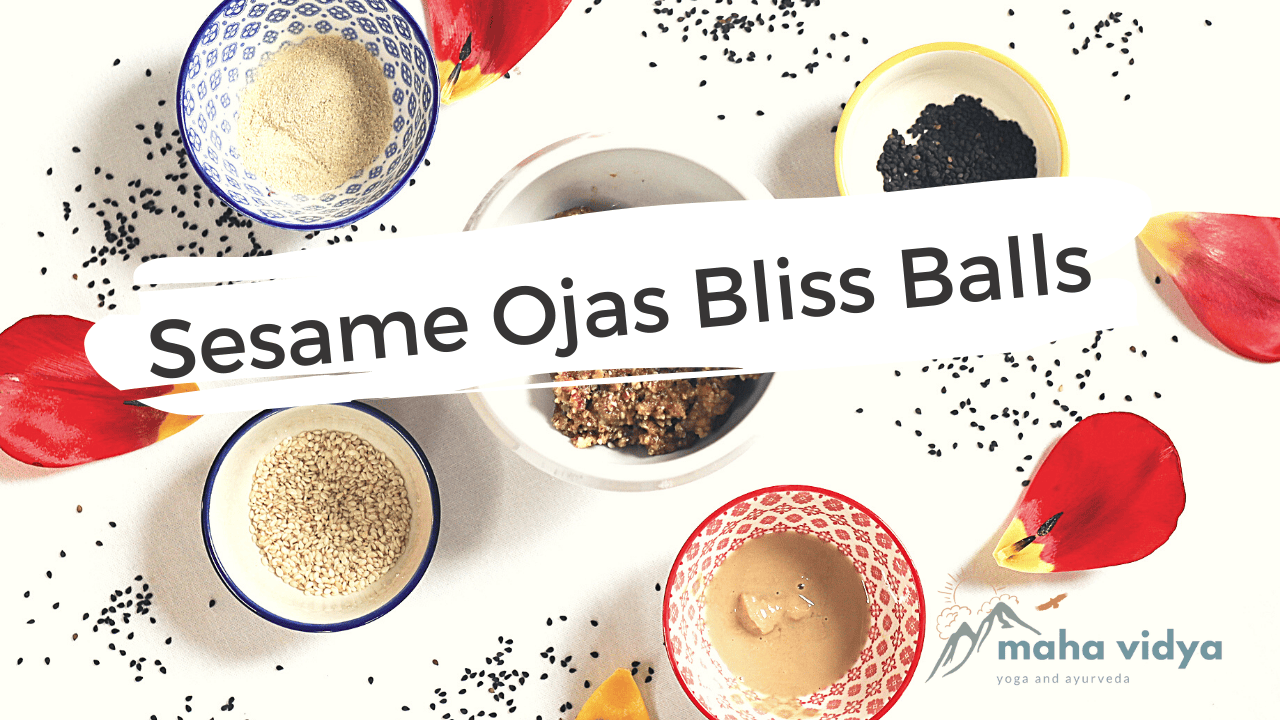 Sesame Ojas Bliss Balls