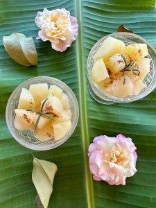 stewed breakfast pears