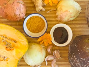 Pumpkin Sweet Potato Soup